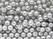 4 mm voskové perličky šedé světlé