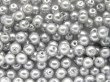 4 mm voskové perličky šedé světlé