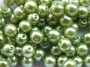 6 mm voskové perličky světle zelené