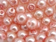 8 mm voskové perličky světle růžové