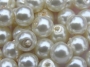 Voskové perle 8 mm smetanové