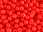 4 mm voskove perlicky cervene brusinka