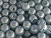 6 mm voskové perle světle modré